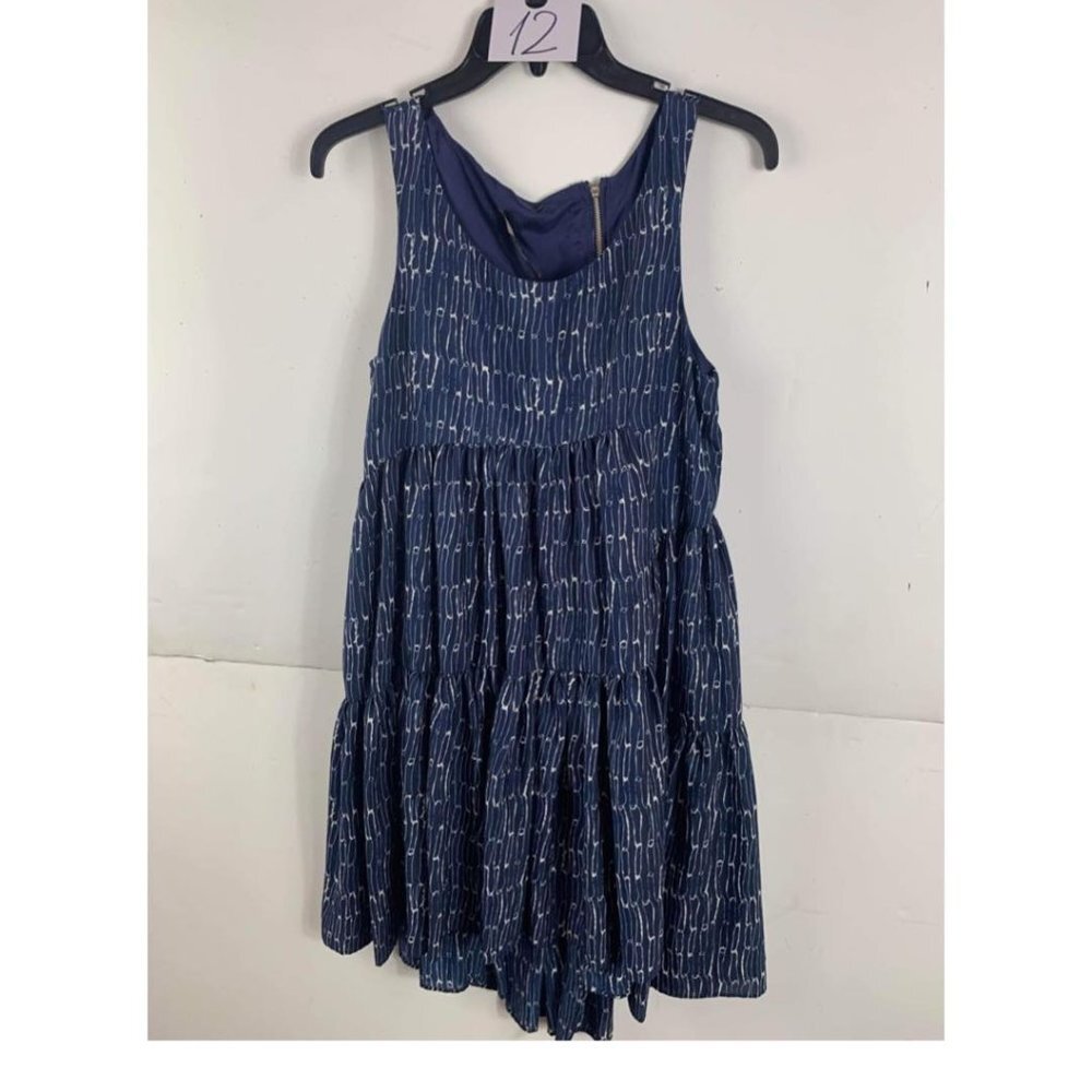 Anthropologie Eva Franco Sleeveless Navy Mini Dress